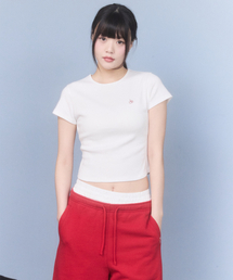 KIRSH | プレーンスリムフィットTシャツ[ホワイト](Tシャツ/カットソー)