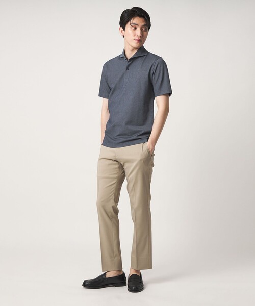 A DAY IN THE LIFE UNITED ARROWS(アデイインザライフユナイテッドアローズ)の「モクロディ カルゼ カッタウェイカラーシャツ<A DAY IN THE LIFE>(ポロシャツ・メンズ・ブラック/グレー系/コバルトブルー・XL/M/S/L)」の6枚目の写真