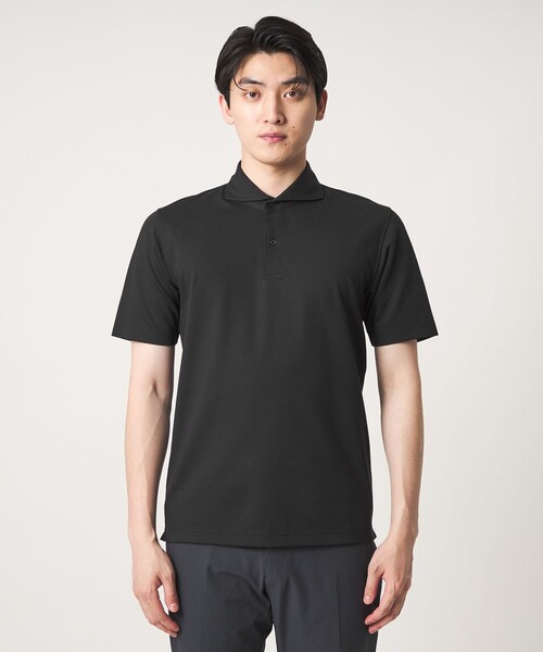 A DAY IN THE LIFE UNITED ARROWS(アデイインザライフユナイテッドアローズ)の「モクロディ カルゼ カッタウェイカラーシャツ<A DAY IN THE LIFE>(ポロシャツ・メンズ・ブラック/グレー系/コバルトブルー・XL/M/S/L)」の7枚目の写真