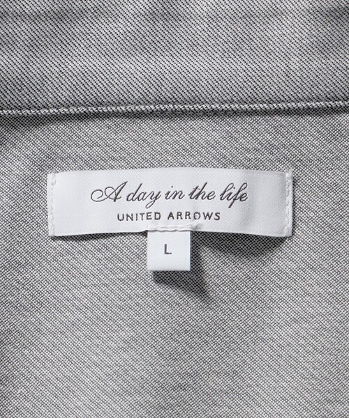 A DAY IN THE LIFE UNITED ARROWS(アデイインザライフユナイテッドアローズ)の「モクロディ カルゼ カッタウェイカラーシャツ<A DAY IN THE LIFE>(ポロシャツ・メンズ・ブラック/グレー系/コバルトブルー・XL/M/S/L)」の22枚目の写真