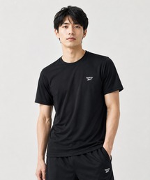 【Reebok リーボック】 メンズ 半袖インナー 丸首 ハニカムメッシュ裏 ドライ 無地