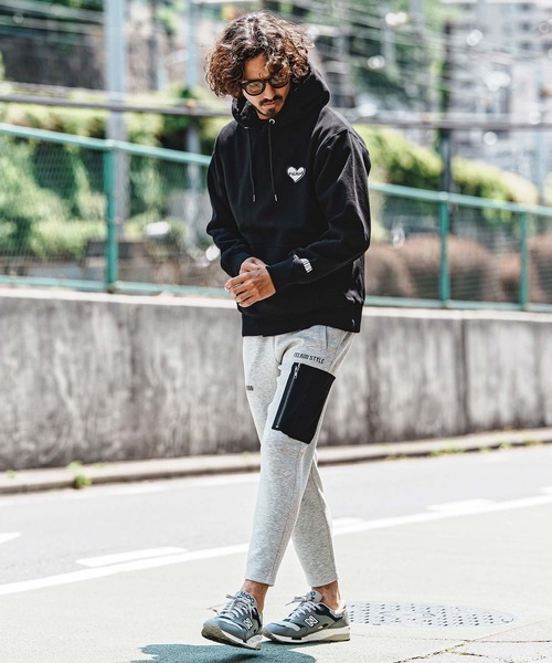 felkod(フィルコッド)の「mpa4153- Heart Puff Print 12oz Fleece Hoodie パーカー(F26A200)(パーカー・メンズ・ホワイト/ネイビー/ブラック・S/M/L/XL)」の6枚目の写真