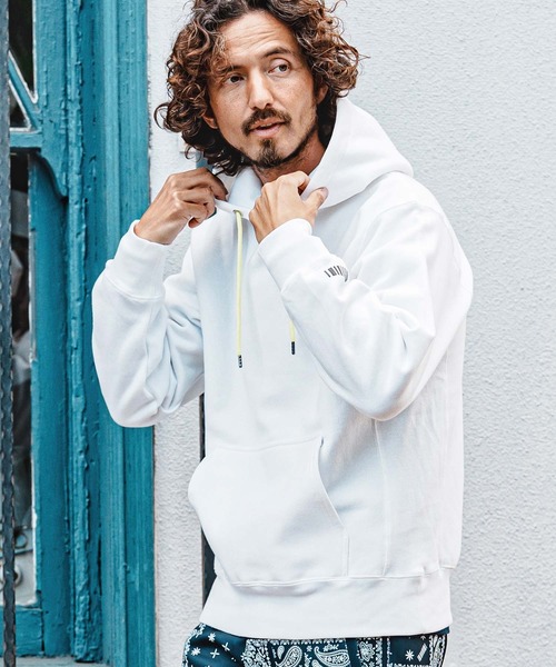 felkod(フィルコッド)の「mpa4153- Heart Puff Print 12oz Fleece Hoodie パーカー(F26A200)(パーカー・メンズ・ホワイト/ネイビー/ブラック・S/M/L/XL)」の13枚目の写真