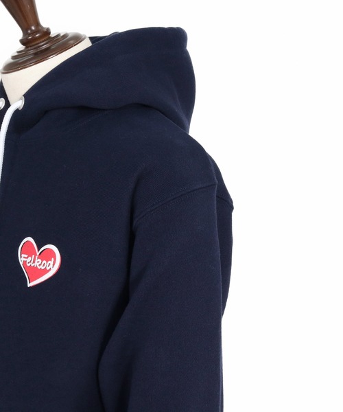 felkod(フィルコッド)の「mpa4153- Heart Puff Print 12oz Fleece Hoodie パーカー(F26A200)(パーカー・メンズ・ホワイト/ネイビー/ブラック・S/M/L/XL)」の21枚目の写真