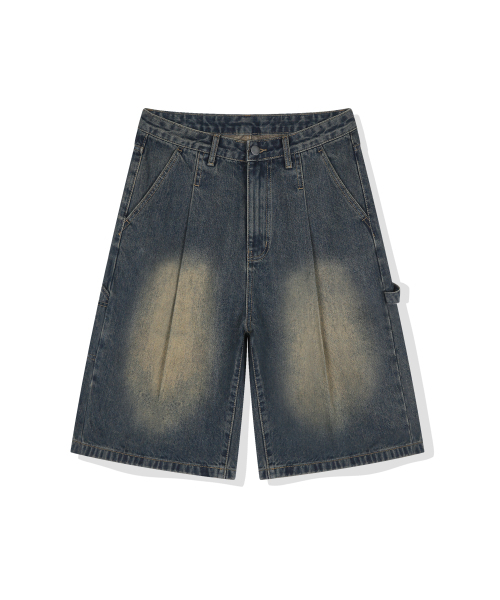 BASIC LABEL（ベーシックラベル）の「Jenna Carpenter Bermuda Denim Shorts 3 Color [BLSD_7501]（その他パンツ・レディース・ブルー/イエロー× ブルー/グレー・X-LARGE/2XL/SMALL/MEDIUM/LARGE）」の5枚目の写真