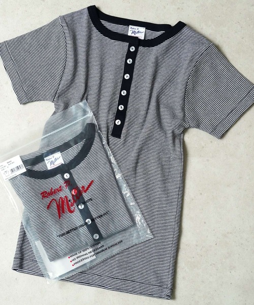 MILLER（ミラー）の「"02"≪Robert P. Miller≫パックT パネルリブ ヘンリーネック Tシャツ（Tシャツ/カットソー・レディース・ホワイト系1/オフホワイト/ブラック/チャコールグレー/ブラック系1・FREE）」の20枚目の写真