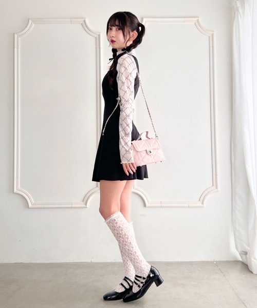 Loueme(ルエム)の「キルティングチェーン2WAYショルダーバッグ(ショルダーバッグ・レディース・ピンク/オフホワイト/ブラック・FREE)」の19枚目の写真