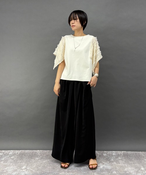 NICOLE white(ニコルホワイト)の「ラップパンツ(その他パンツ・レディース・ブラウン/ブラック/チャコールグレー・FREE)」の21枚目の写真
