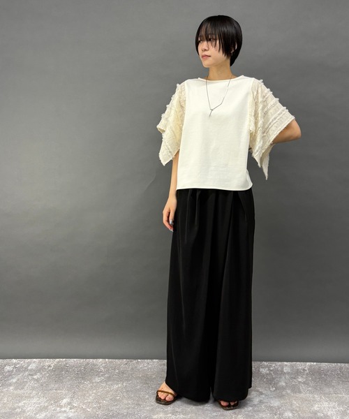 NICOLE white(ニコルホワイト)の「ラップパンツ(その他パンツ・レディース・ブラウン/ブラック/チャコールグレー・FREE)」の18枚目の写真