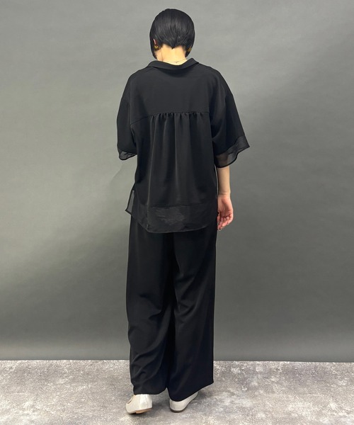 NICOLE white(ニコルホワイト)の「ラップパンツ(その他パンツ・レディース・ブラウン/ブラック/チャコールグレー・FREE)」の15枚目の写真