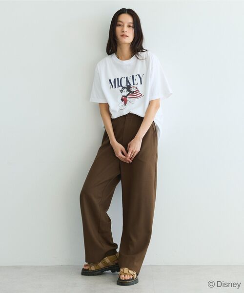 GARAGE OF GOOD CLOTHING(ガレージオブグッドクロージング)の「1タックストレートパンツ(その他パンツ・レディース・ブラウン・38)」の10枚目の写真