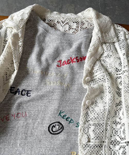 FRAMeWORK(フレームワーク)の「スラブ天竺刺繍ラグランTEE(Tシャツ/カットソー・レディース・グレー・FREE)」の11枚目の写真