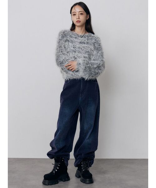MURUA(ムルーア)の「ハイカットトレッキングブーツ(ブーツ・レディース・ブラック/キャメル・22.5/24.5/23.5)」の6枚目の写真