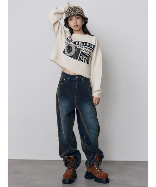 MURUA(ムルーア)の「ハイカットトレッキングブーツ(ブーツ・レディース・ブラック/キャメル・22.5/24.5/23.5)」の8枚目の写真