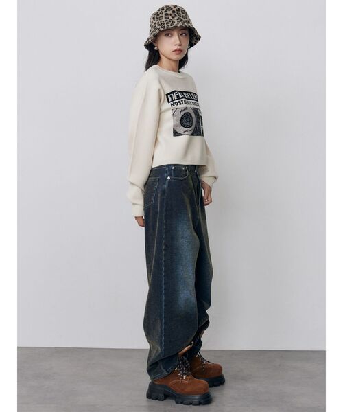MURUA(ムルーア)の「ハイカットトレッキングブーツ(ブーツ・レディース・ブラック/キャメル・22.5/24.5/23.5)」の9枚目の写真