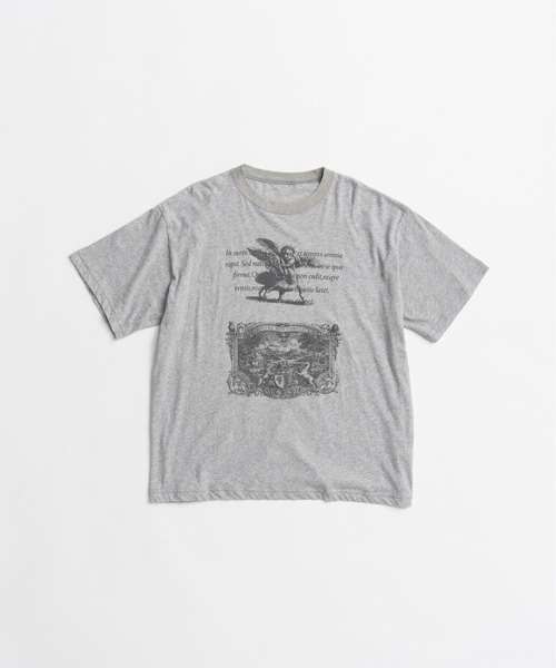 PRANK PROJECT(プランクプロジェクト)の「メディエバルアートTシャツ / Medieval Art T-shirt(Tシャツ/カットソー・レディース・チャコールグレー/ホワイト/グレー・FREE)」の14枚目の写真