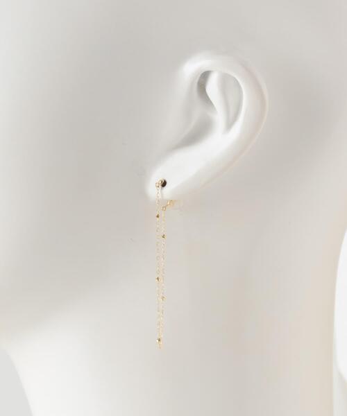URBAN RESEARCH(アーバンリサーチ)の「decor『デコール』 K10 DOT PIERCE(ピアス(両耳用)・レディース・ゴールド・-)」の5枚目の写真