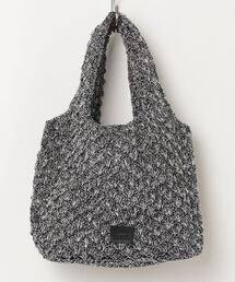 【Swaraj/スワラージ】手編みのメタリックマクラメ・ハンドBAG