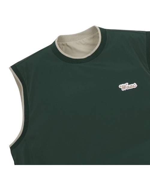 WAAC(ワック)の「MEN リバーシブルベスト(ベスト・メンズ・ダークグリーン・LARGE/X-LARGE/MEDIUM)」の4枚目の写真