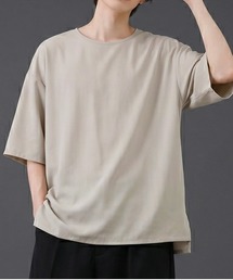ビッグシルエット クルーネック 半袖Tシャツ