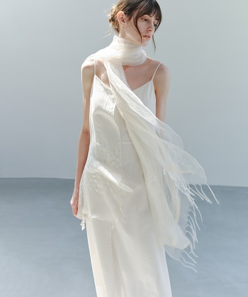 tageechita(タジチタ)の「【tageechita】グラデーションレイヤードキャミワンピース(ワンピース・レディース・アイボリー・L/M/S)」の13枚目の写真