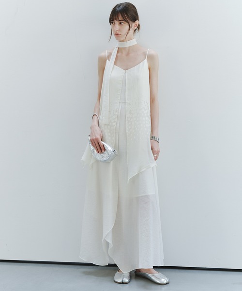 tageechita(タジチタ)の「【tageechita】グラデーションレイヤードキャミワンピース(ワンピース・レディース・アイボリー・L/M/S)」の16枚目の写真