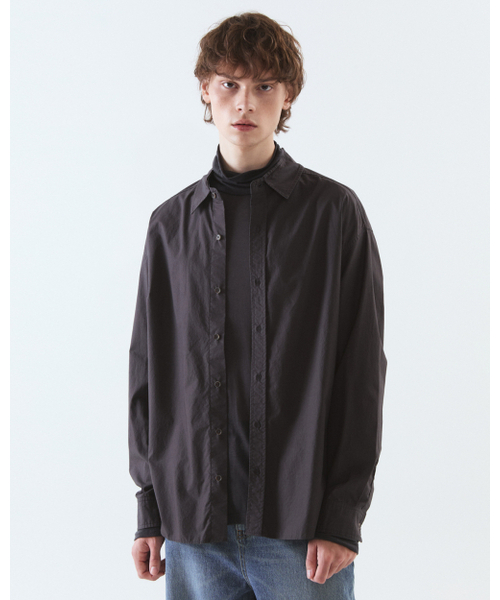 THEENDQUESTION（ジエンドクエスチョン）の「Cotton bio shirt / DARK GRAY（シャツ/ブラウス・レディース・その他・1/2）」の2枚目の写真