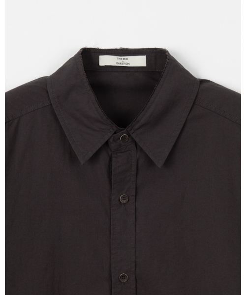 THEENDQUESTION（ジエンドクエスチョン）の「Cotton bio shirt / DARK GRAY（シャツ/ブラウス・レディース・その他・1/2）」の3枚目の写真