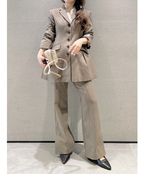 LILY BROWN（リリーブラウン）の「アタッチドレースジャケットミニワンピース（ワンピース・レディース・ベージュ/グレー/ブラック・F）」の5枚目の写真