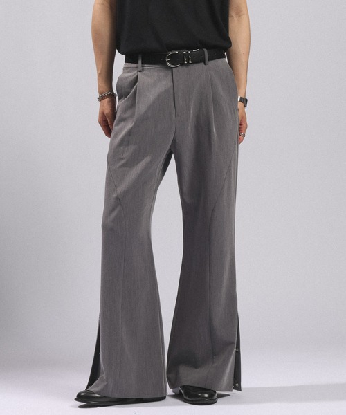 SIDE SLIT FLARE PANTS/サイドスリットフレアパンツ（スラックス