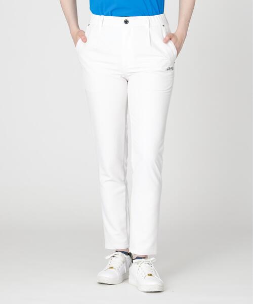 PING(ピン)の「【PING APPAREL】全方向ストレッチ裏グリッドナイロン5ポケットテーパードパンツ (LADIES)(その他パンツ・レディース・カーキ/ホワイト/ブルー/ブラック・L/S/LL/XS/M)」の1枚目の写真