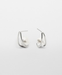 Double Line Pearl Stud Pierce