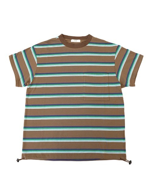 DONOBAN(ドノバン)の「【ELME】Vintage Stripe Balloon Tee / 2カラー(Tシャツ/カットソー・レディース・ブラウン/グレー・M/S)」の10枚目の写真