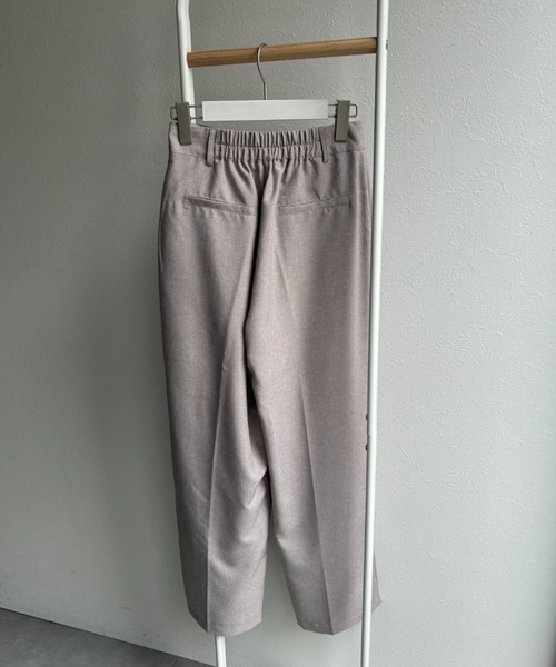 sakishimatokyo(サキシマトーキョー)の「【SETUP対応】センタープレスタックパンツ/スラックス(スラックス・レディース・カーキ/チャコールグレー/ベージュ系その他・FREE)」の21枚目の写真