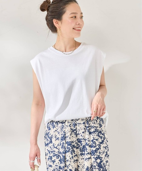 B.C STOCK(ベーセーストック)の「【汗染み防止】SWEATPROOF ノースリーブTシャツ(Tシャツ/カットソー・メンズ・ホワイト/ブラック・LARGE/MEDIUM)」の15枚目の写真