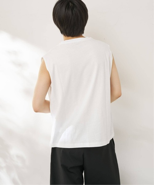 B.C STOCK(ベーセーストック)の「【汗染み防止】SWEATPROOF ノースリーブTシャツ(Tシャツ/カットソー・メンズ・ホワイト/ブラック・LARGE/MEDIUM)」の3枚目の写真