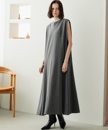【2026AW】【M~Lサイズ展開】ノースリーブAラインフレアワンピース
