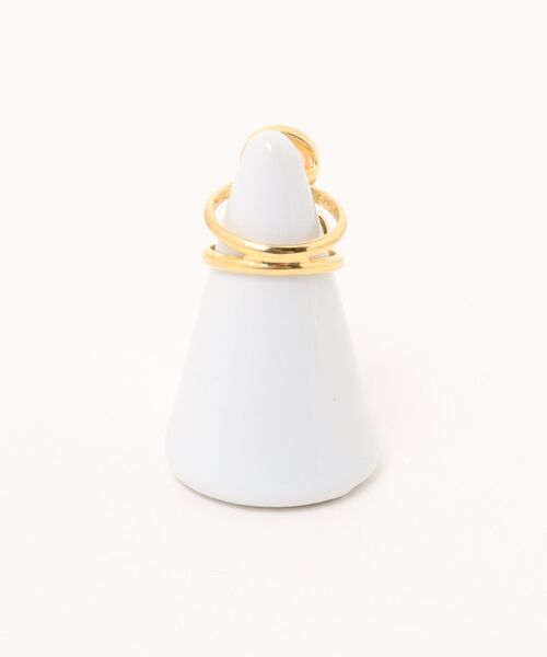 A.en（エイエン ）の「【CHAN LUU】MOONSTONE GOLD RING（リング・レディース・ゴールド・5）」の2枚目の写真