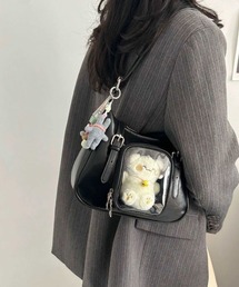 CANVAS+（キャンバスプラス）の「【CANVAS+】ぬい収納クリアポケット推し活ミニショルダーバッグ（ショルダーバッグ）」