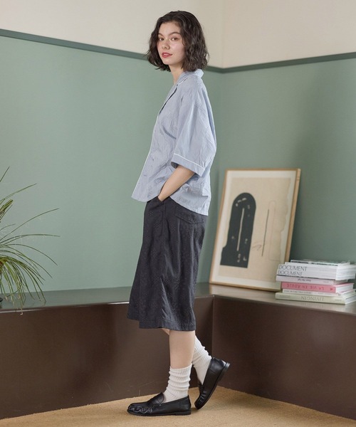 niko and...（ニコアンド）の「ギャザーローファー（ローファー・レディース・ブラック/ブラウン・LARGE/MEDIUM）」の8枚目の写真