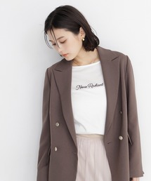 NATURAL BEAUTY BASIC | 刺繍ロゴロンＴ(Tシャツ/カットソー)