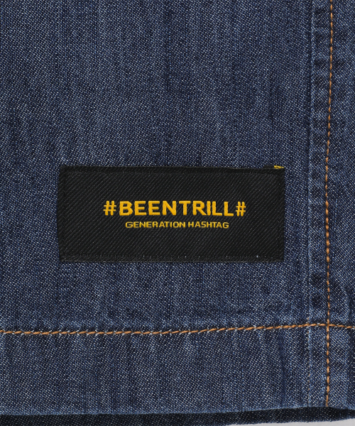 BEENTRILL(ビントリル)の「エッセンシャルハーフデニムパンツ(インディゴ)(その他パンツ・レディース・その他・LARGE/X-LARGE/MEDIUM)」の3枚目の写真