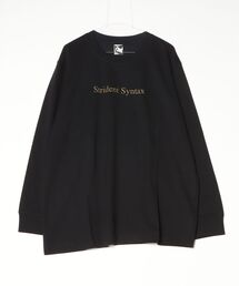GR10K（ジーアールテンケー）の「【GR10K】ジーアールテンケー Heavy Weight L/S T-Shirts "Strident Syntax Black"（Tシャツ/カットソー）」