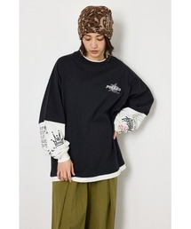 スターレイヤードロングスリーブTシャツ