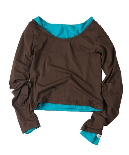 sloppy(スロッピー)の「【WEB限定】【SLOPPY】 PACK L/S TEE(Tシャツ/カットソー・レディース・バーガンディー/チャコールグレー/パープル/ミント・FREE)」の8枚目の写真