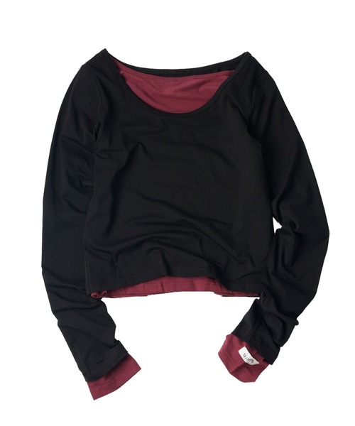 sloppy(スロッピー)の「【WEB限定】【SLOPPY】 PACK L/S TEE(Tシャツ/カットソー・レディース・バーガンディー/チャコールグレー/パープル/ミント・FREE)」の1枚目の写真