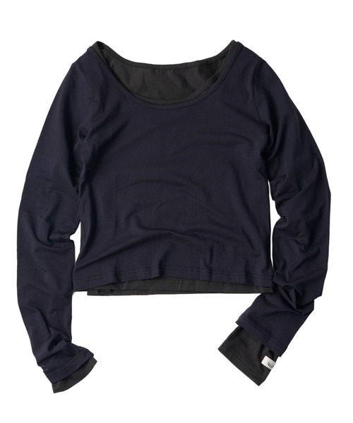 sloppy(スロッピー)の「【WEB限定】【SLOPPY】 PACK L/S TEE(Tシャツ/カットソー・レディース・バーガンディー/チャコールグレー/パープル/ミント・FREE)」の2枚目の写真