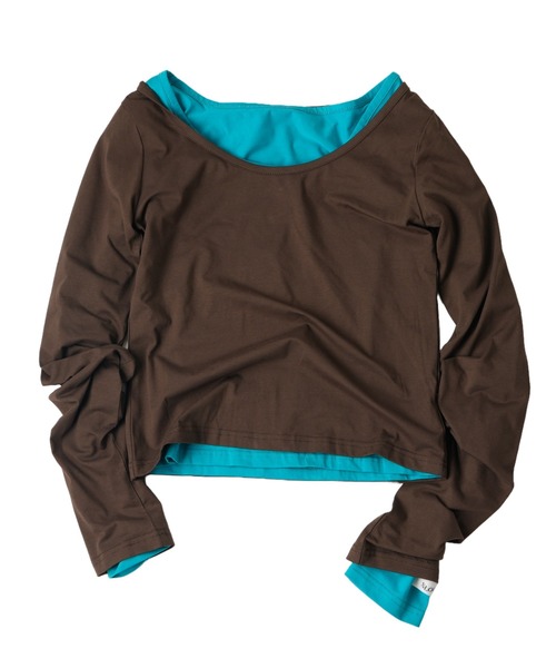 sloppy(スロッピー)の「【WEB限定】【SLOPPY】 PACK L/S TEE(Tシャツ/カットソー・レディース・バーガンディー/チャコールグレー/パープル/ミント・FREE)」の5枚目の写真