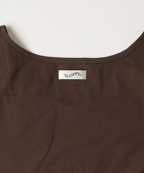 sloppy(スロッピー)の「【WEB限定】【SLOPPY】 PACK L/S TEE(Tシャツ/カットソー・レディース・バーガンディー/チャコールグレー/パープル/ミント・FREE)」の6枚目の写真