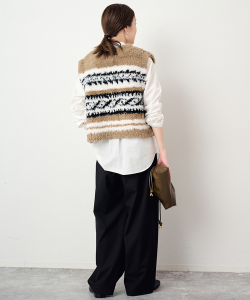 SLOBE IENA(スローブイエナ)の「コットンベーシックシャツ(シャツ/ブラウス・レディース・サックスブルー/ホワイト/ピンク・FREE)」の10枚目の写真